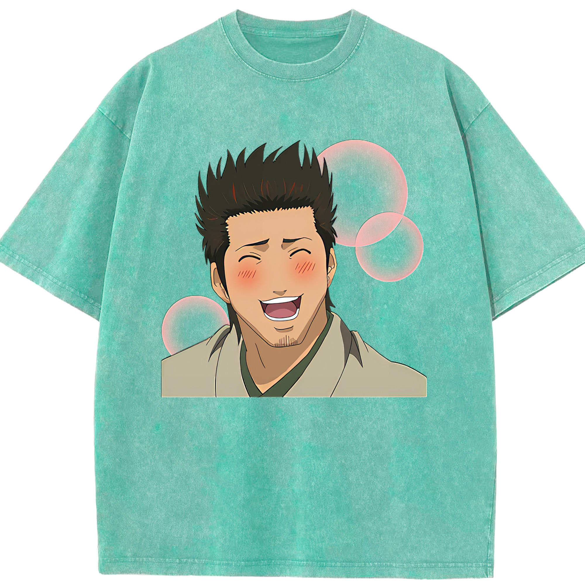 （画像用） ぎんたま 坂田銀時（さかたぎんとき） 神楽 志村新八（しむら しんぱち） GINTAMA Sakata Gintoki Kagura Shimura Shinpachi 綿100% ヴィンテージ風 半袖Tシャツ（フロントプリント）